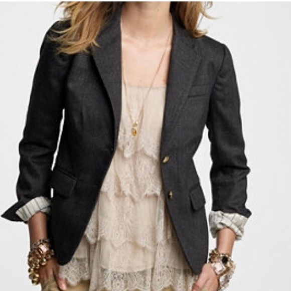 J. Crew Schoolboy Blazer Jacket Gold Buttons - Picture 2 of 4